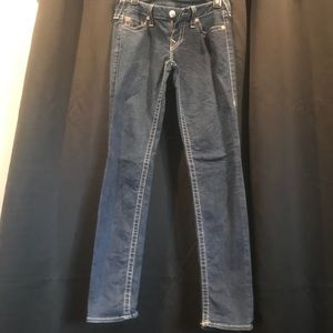 True Religions with Gold Stitching